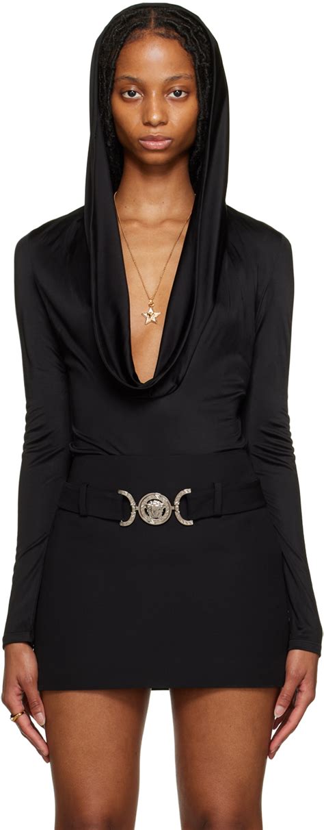 versace bodysuits for women|versace leather bodysuit.